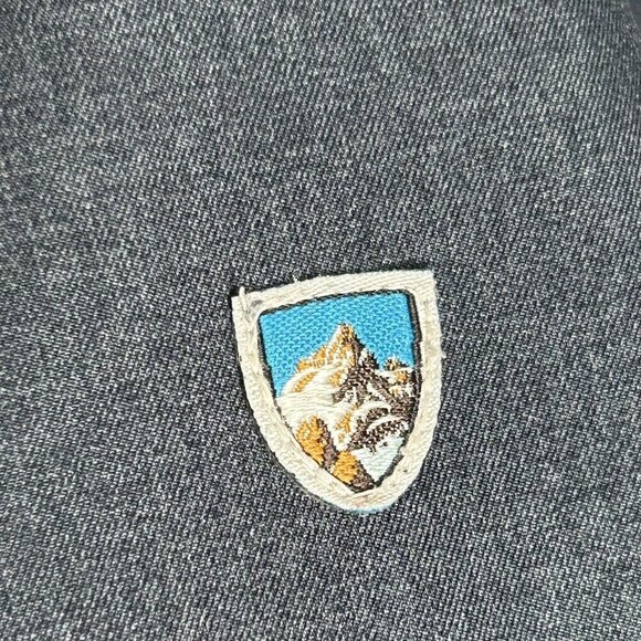 Kuhl Jacket Mens Medium Blue Softshell Full Zip Performance Outdoor Coat Hiking - Picture 7 of 15